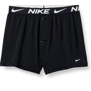 Nike Black Boxer Briefs Pack with White Logo